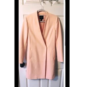 Pink pea coat